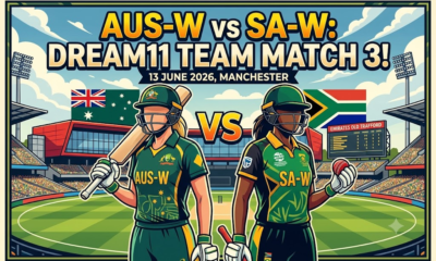 AUS-W vs SA-W Dream11 Team Match 3 t20 WC 2026