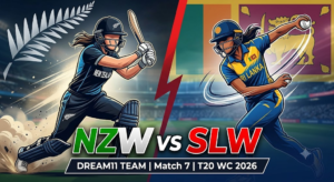 NZ-W vs SL-W Dream11 Team Match 7 T20 WC 2026: न्यू जीलैंड बनाम श्रीलंका फैंटेसी क्रिकेट प्रेडिक्शन, पिच रिपोर्ट और प्लेइंग XI