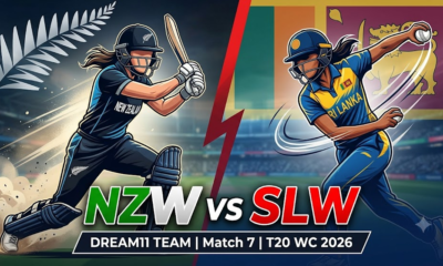 NZ-W vs SL-W Dream11 Team Match 7 T20 WC 2026