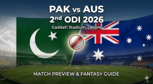 PAK vs AUS Dream11 Team 2nd ODI 2026: पाकिस्तान बनाम ऑस्ट्रेलिया दूसरे वनडे की फैंटेसी टीम, पिच रिपोर्ट और प्रेडिक्शन