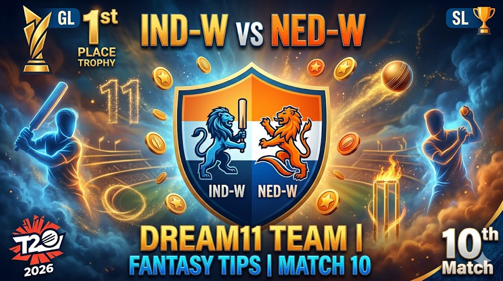 IND-W vs NED-W Dream11 Team Match 10