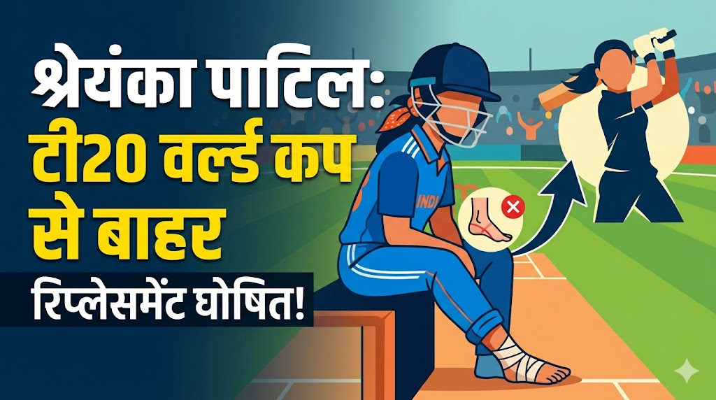 Shreyanka Patil T20 WC Injury Update