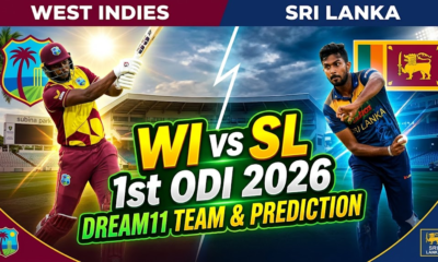 WI vs SL Dream11 Team 1st ODI 2026