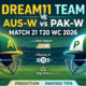 AUS-W vs PAK-W Dream11 Team Match 21 T20 WC 2026