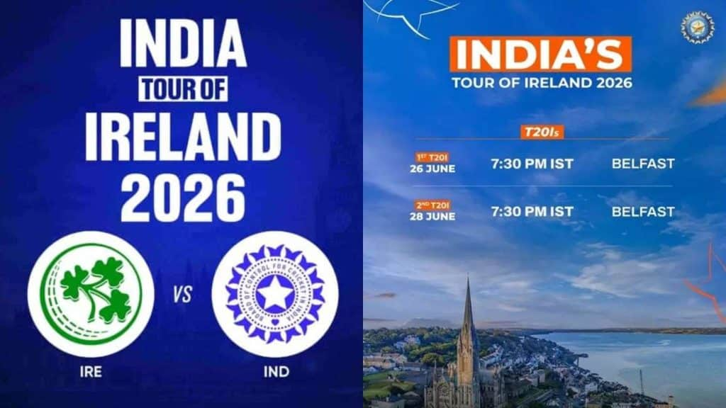 India tour of Ireland 2026