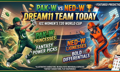 PAK-W vs NED-W Dream11 Team Today: Match Prediction & Pitch Report