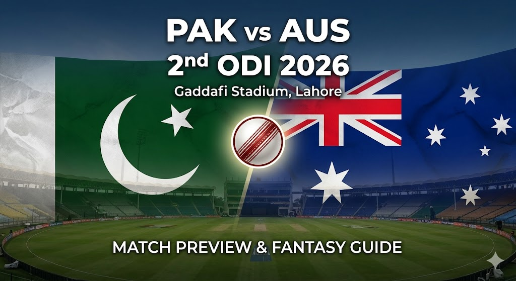 PAK vs AUS Dream11 Team 2nd ODI 2026