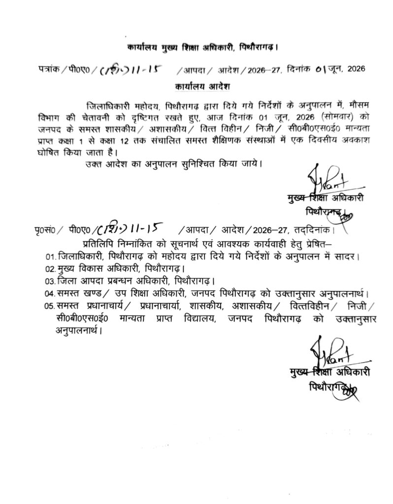 Uttarakhand Weather Alert