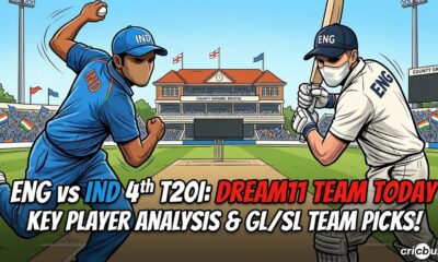 ENG vs IND 4th T20i Dream11 Team Today
