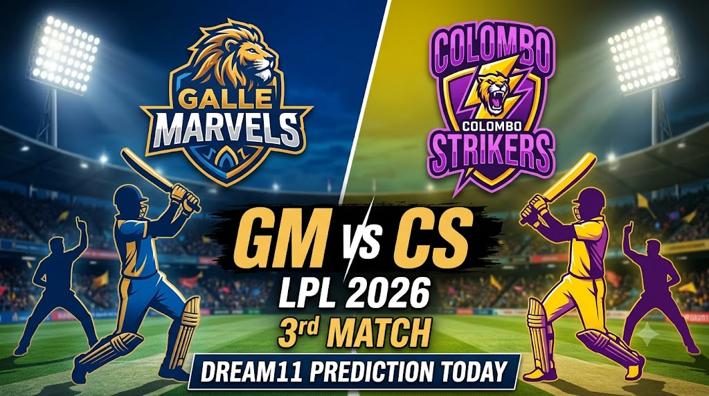 GM vs CS Dream11 Prediction Today Match