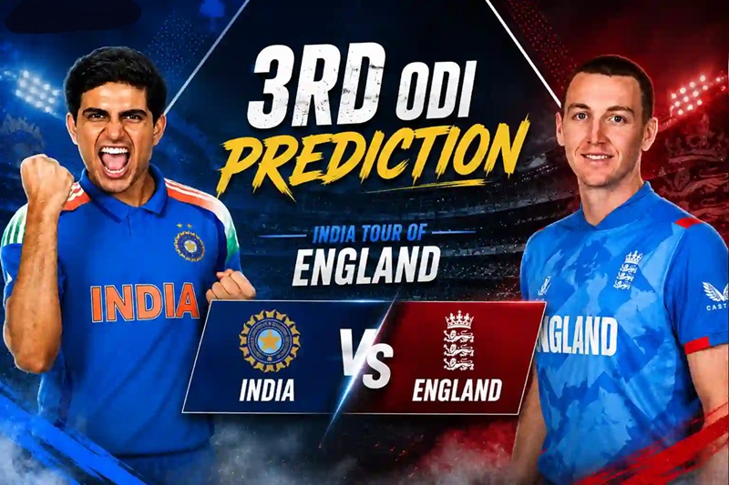 IND vs ENG Dream11 Prediction 3rd ODI 2026: प्लेइंग XI और ड्रीम11 टीम (19-07-2026)