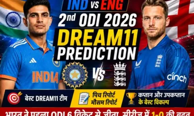 IND vs ENG Dream11 Prediction 2nd ODI 2026