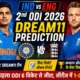 IND vs ENG Dream11 Prediction 2nd ODI 2026
