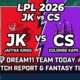 JK vs CS Dream11 Team Today Lanka Premier League 2026 Prediction