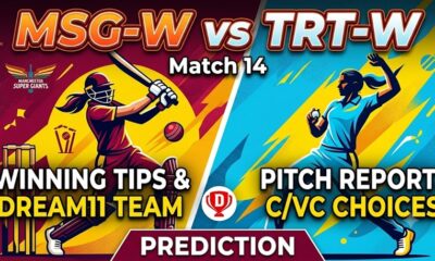 MSG-W vs TRT-W Dream11 Team Match 14