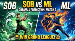 SOB vs ML Dream11 Team Prediction Match 9: Playing 11, Pitch Report & Fantasy Tips