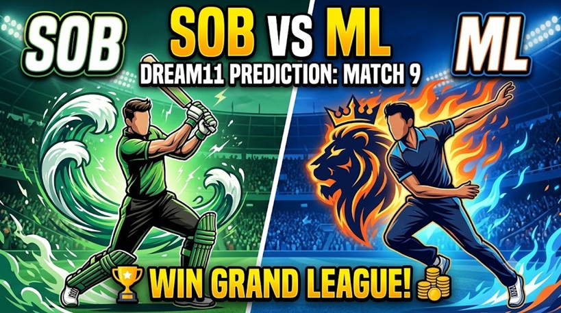 SOB vs ML Dream11 Team Prediction Match 9