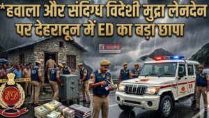 हवाला और संदिग्ध विदेशी मुद्रा लेनदेन पर देहरादून में ED का छापा, मौके पर मचा हड़ंकप