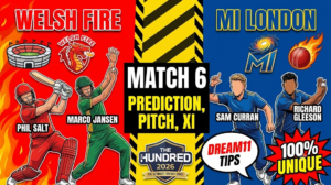 WEF vs ML Dream11 Team Today Match 6: Prediction, Pitch Report & Playing 11 | The Hundred 2026