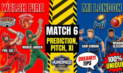 WEF vs ML Dream11 Team Today Match 6