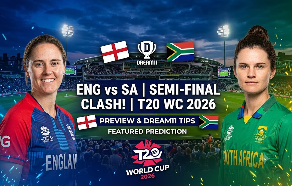ENG-W vs SA-W Dream11 Team T20 WC 2026 2ND SEMI FINAL
