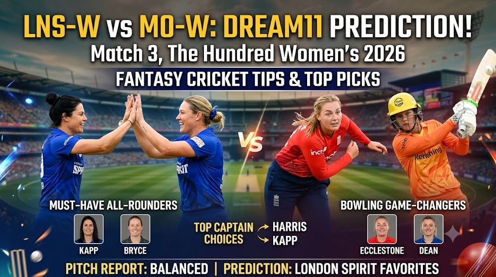 LNS-W vs MO-W Dream11 Team