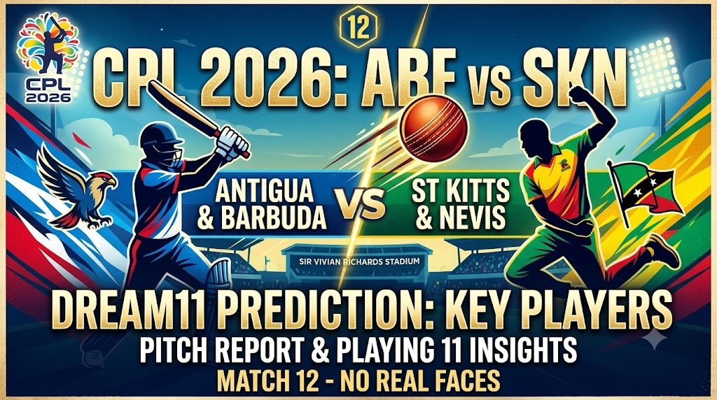ABF vs SKN Dream11 Prediction Match 12 CPL 2026