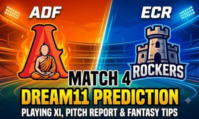 ADF vs ECR Dream11 Prediction Match 4 ETPL 2026
