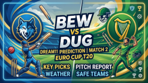 BWV vs DNG Dream11 Prediction Match 2 Euro Cup T20 2026: Probable XI, Pitch Report & Fantasy Tips