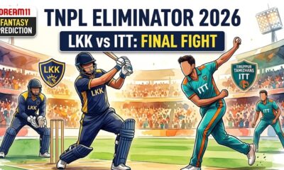 LKK vs ITT Dream11 Prediction Eliminator TNPL 2026