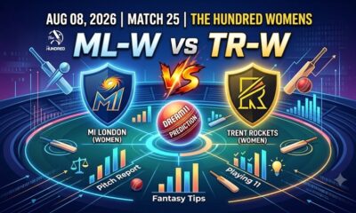 ML-W vs TRT-W Dream11 Prediction Match 25