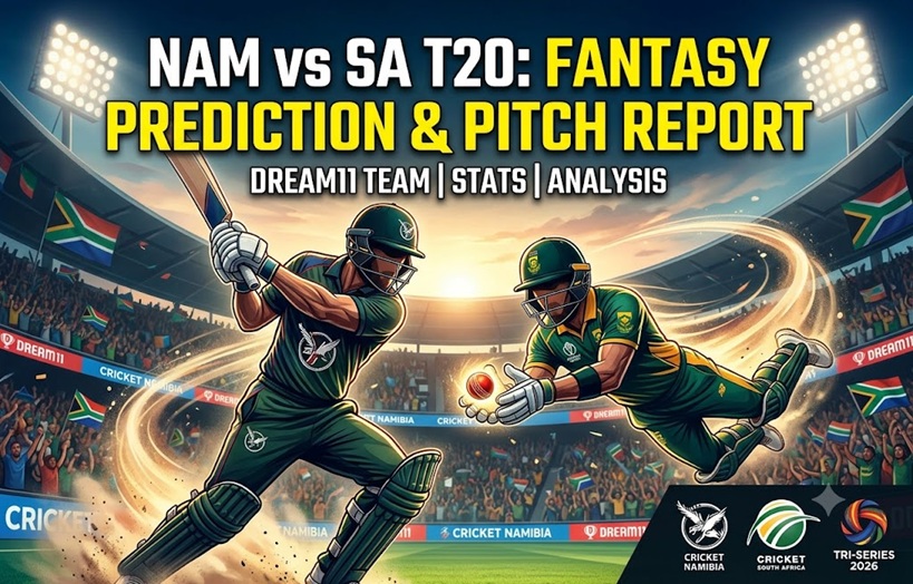 NAM vs SA Dream11 Prediction 1st T20I Tri Nation Series 2026