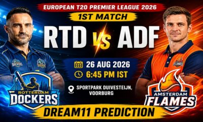 RTD vs ADF Dream11 Prediction Dream11 Team, Probable XI & Fantasy Tips