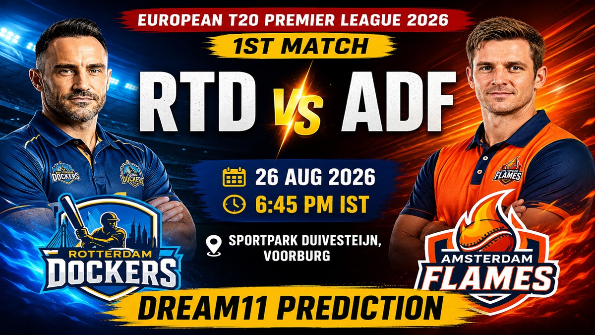 RTD vs ADF Dream11 Prediction Dream11 Team, Probable XI & Fantasy Tips
