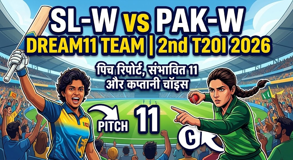 SL-W vs PAK-W Dream11 Team 2nd T20I 2026