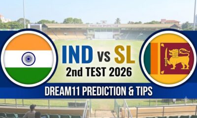 SL vs IND Dream11 Prediction 2nd Test 2026
