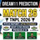 TGC vs CSG Dream11 Prediction Match 26 TNPL 2026