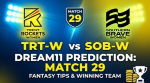 TRT-W vs SOB-W Dream11 Prediction Match 29: Pitch Report, Playing 11, Fantasy Tips