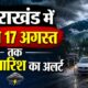 Uttarakhand Weather Alert