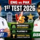 ENG vs PAK Dream11 Prediction 1st Test 2026: Headingley Pitch Report, Playing 11, Fantasy Tips